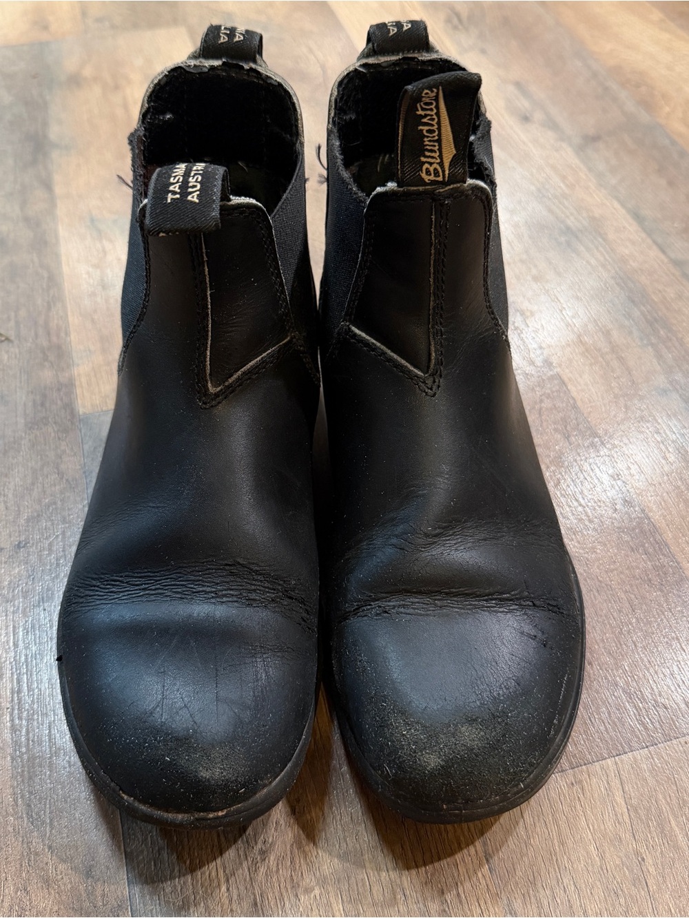 Blundstone Black Leather Chelsea Work Boots